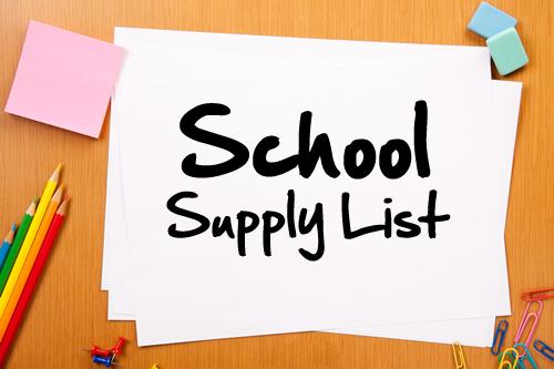  Supply List 2025-26